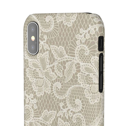 Vintage Beige Lace Case