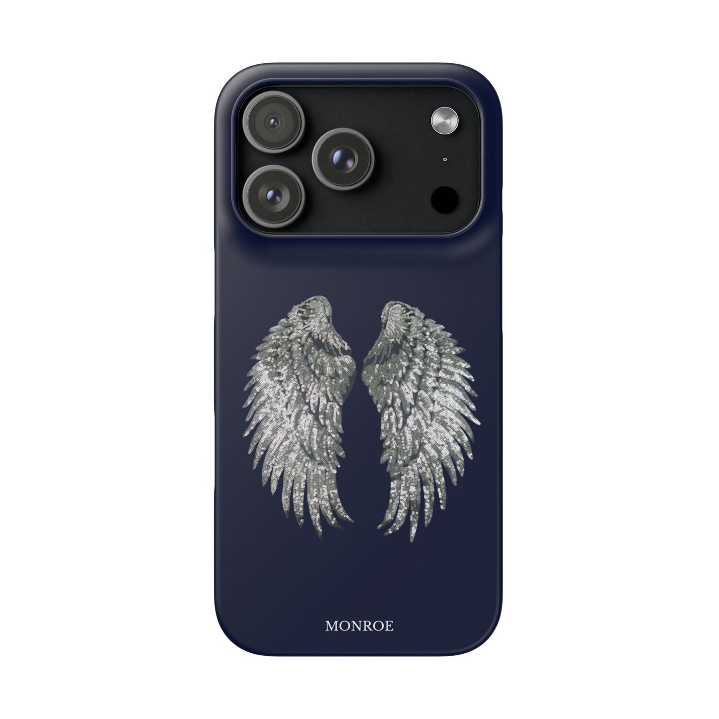 Navy Angel Wings Case