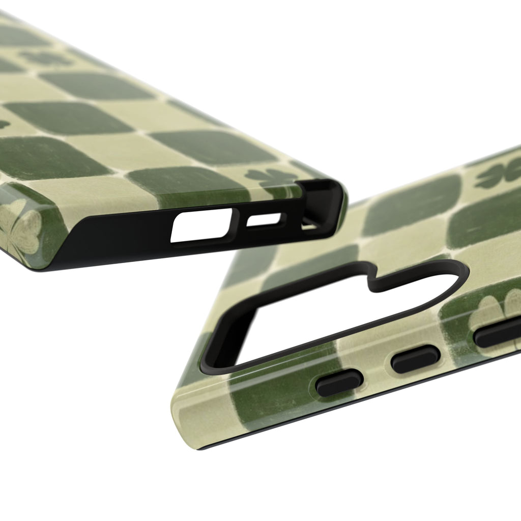 Clover Checker Tough Phone Case