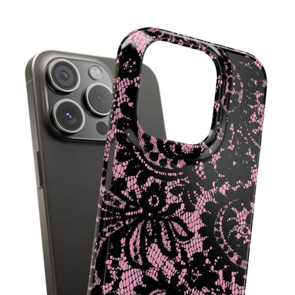 Pink Lace Pattern Case