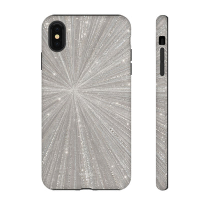 Sparkling Silver Burst Tough Case