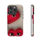 3D Hearts Phone Case