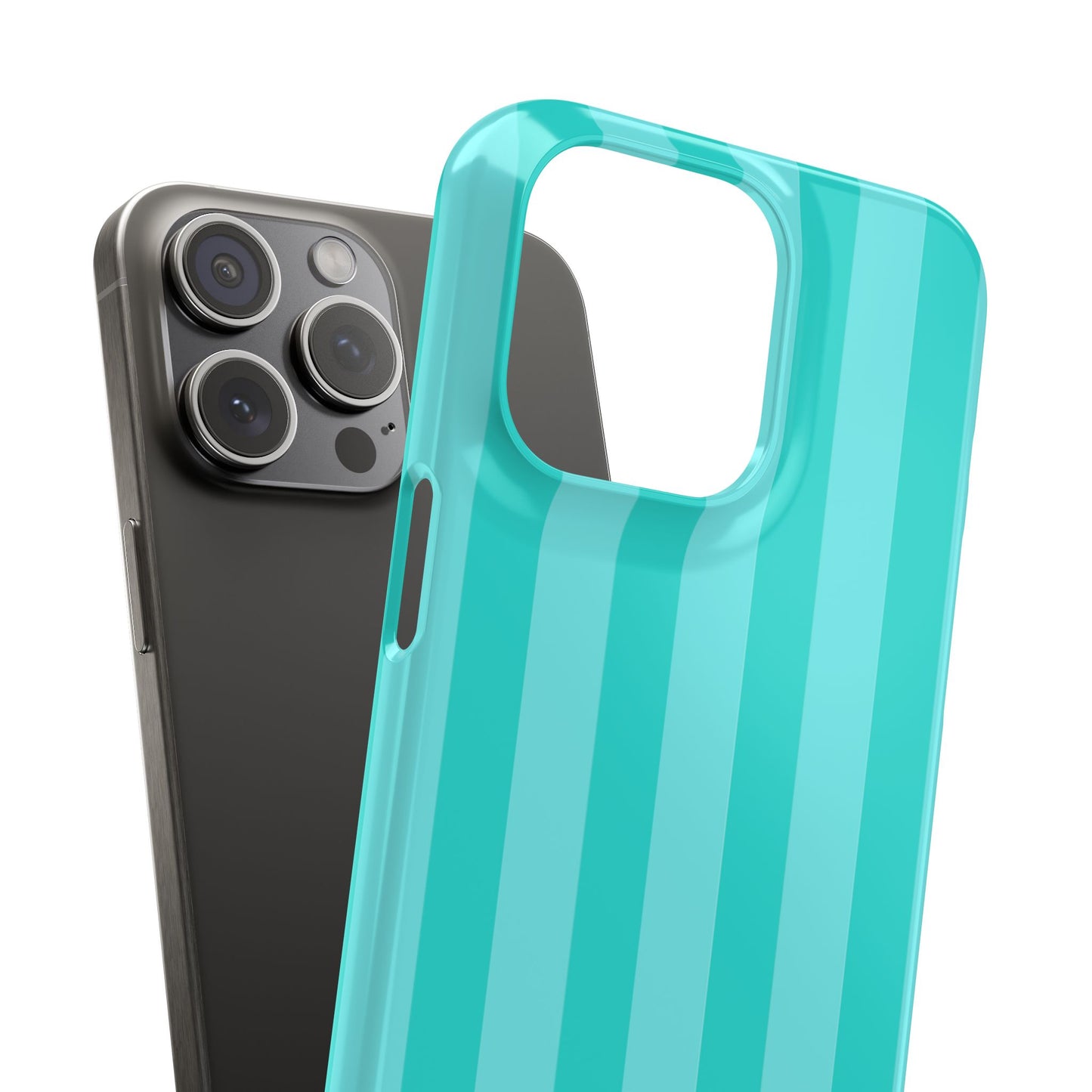 Striped Aqua Case