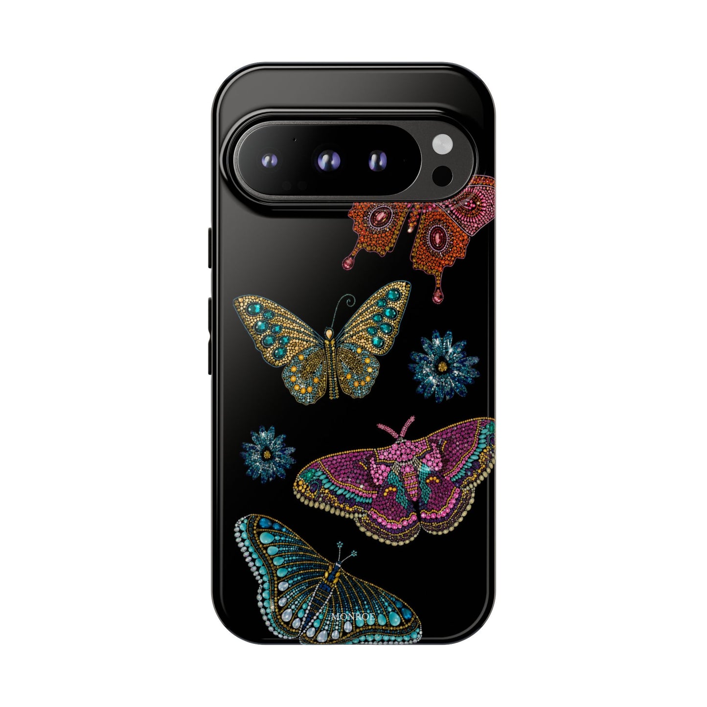 Butterfly Beaded Tough Case