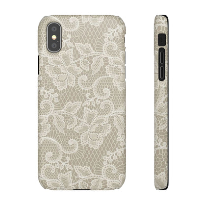 Vintage Beige Lace Case