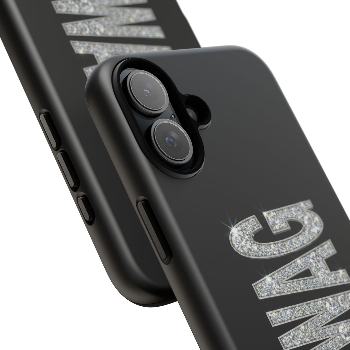 “#SWAG” Black Bling Tough Case