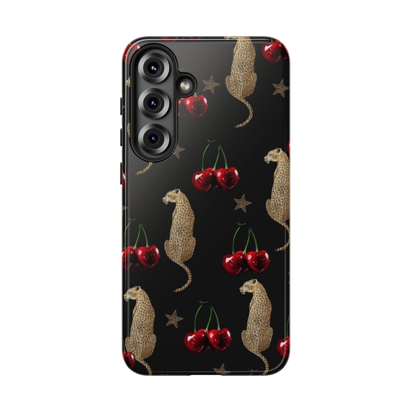 Leopard & Cherry Tough Case