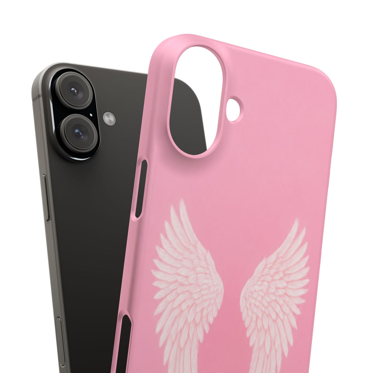 Pink Angel Wings Case