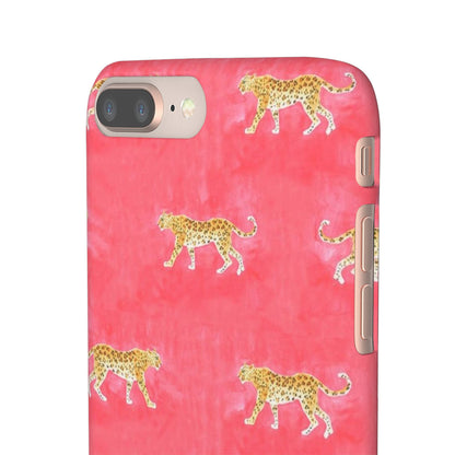 Pink Watercolor Leopard Case