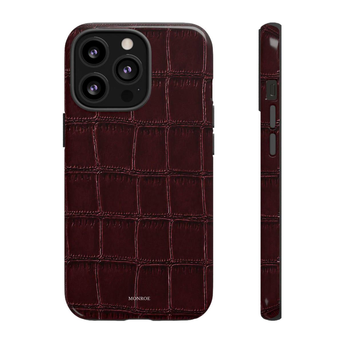 Burgundy Croc Tough Case