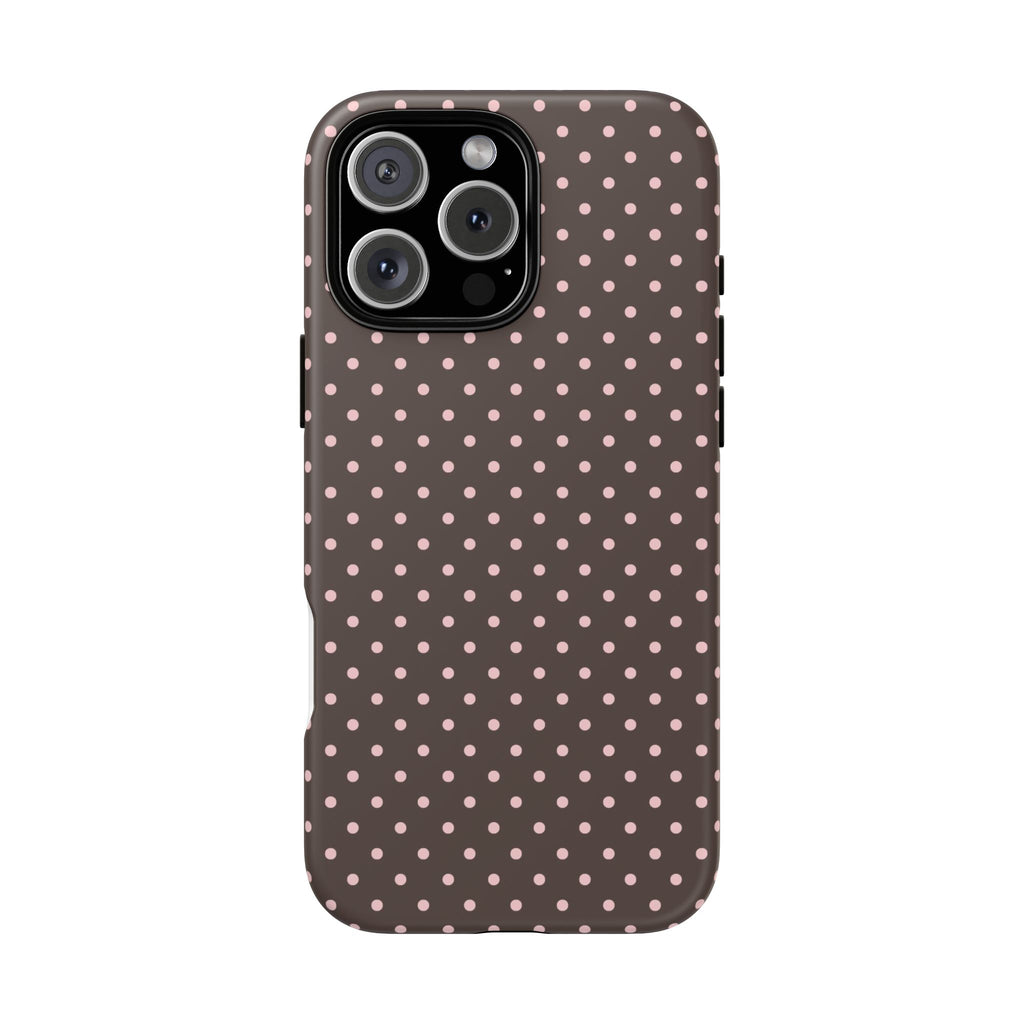 Brown Polka Phone Case