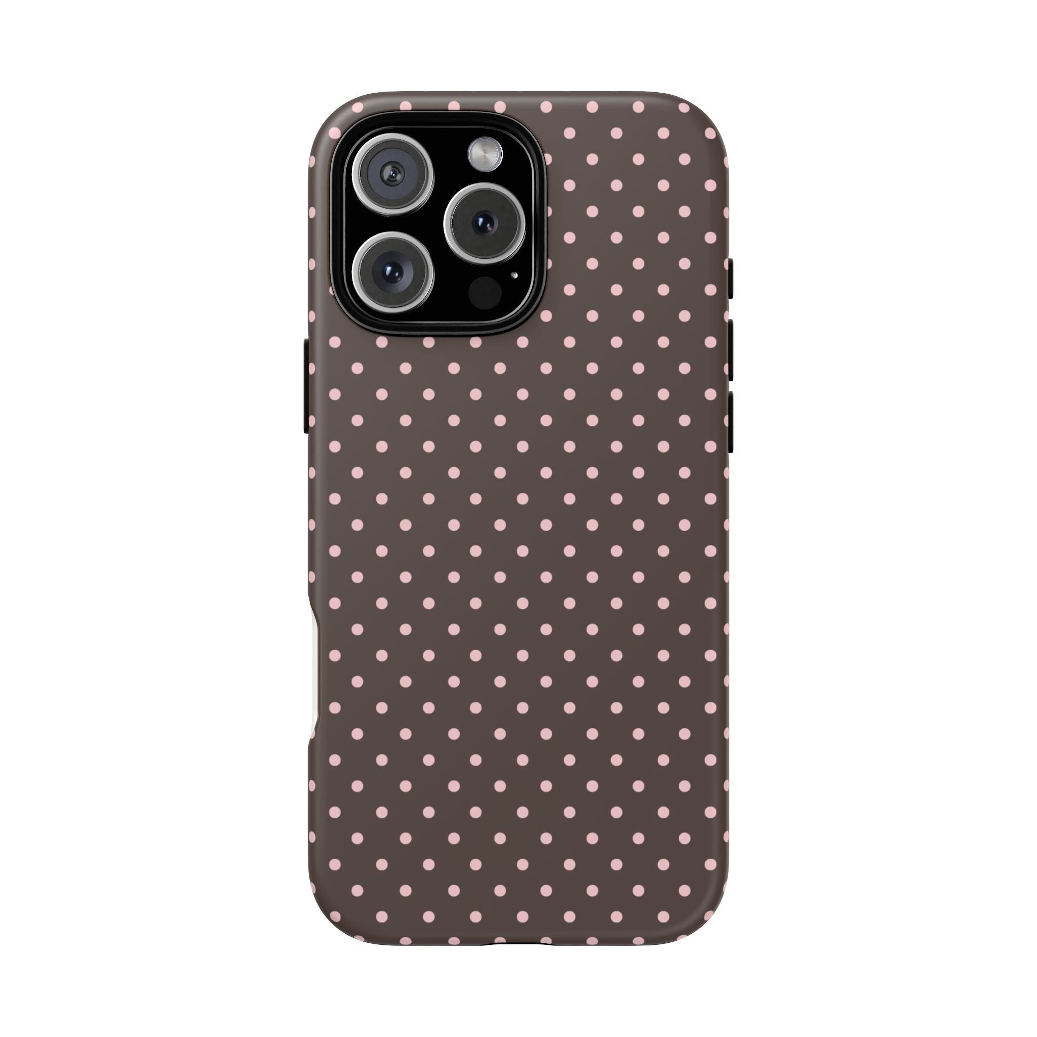 Brown Polka Phone Case