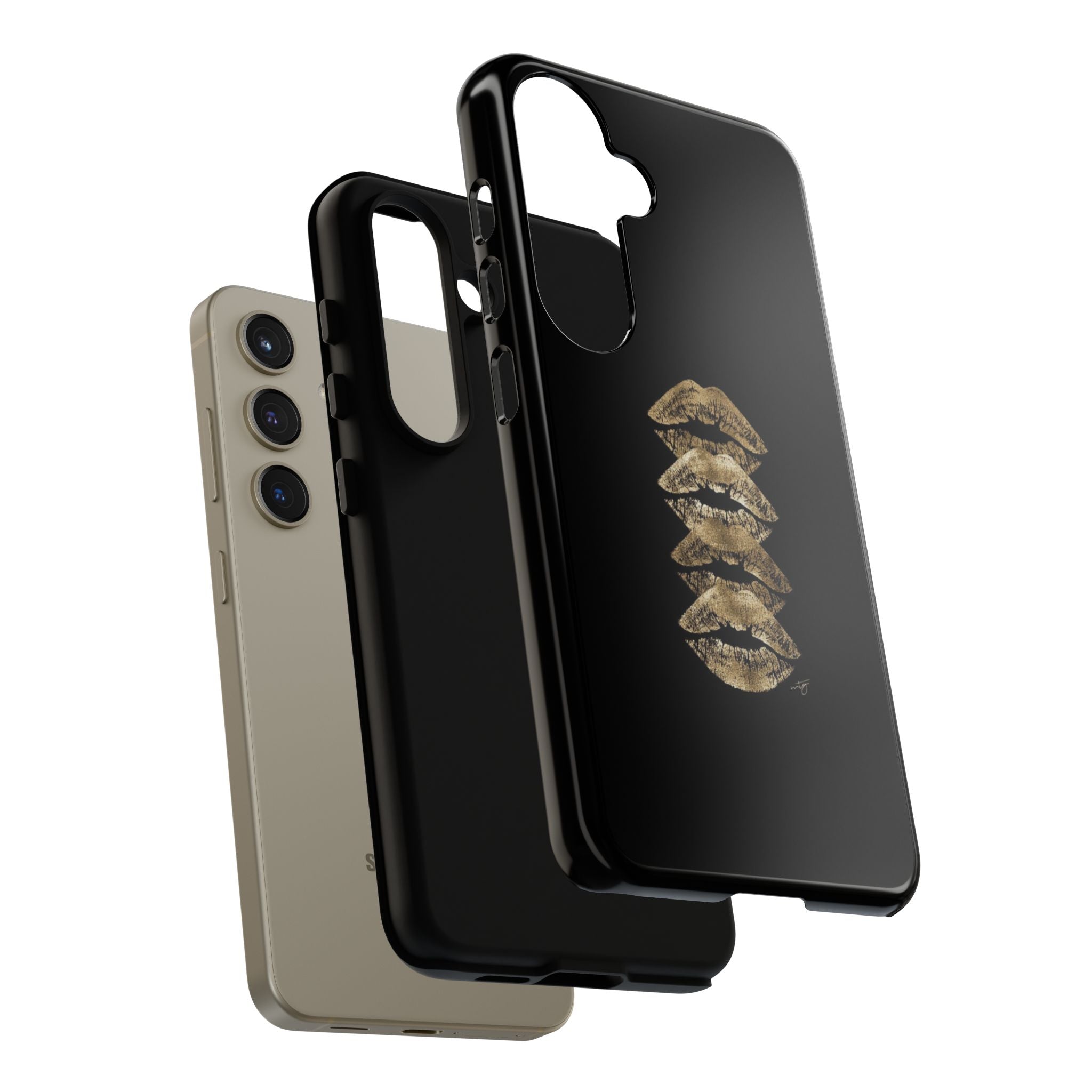 Golden Lipstick Phone Case