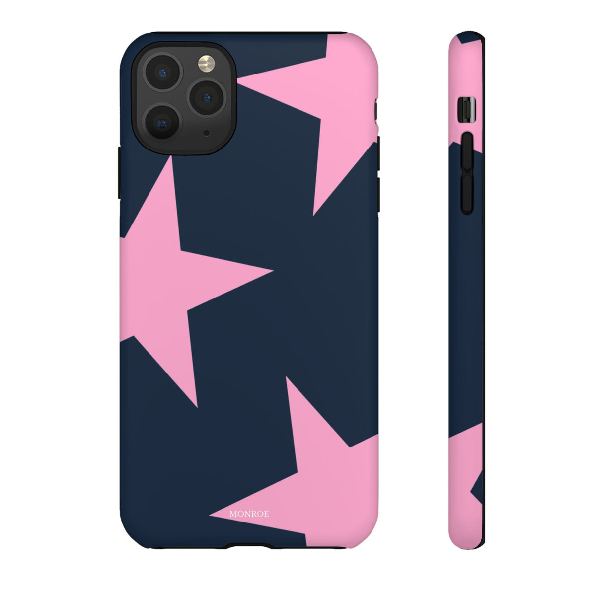 Navy & Pink Star Tough Cover