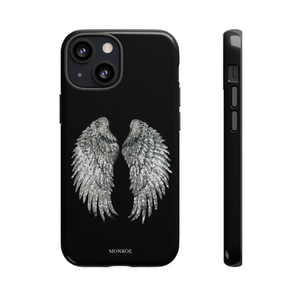 Silver Wings Black Tough Case