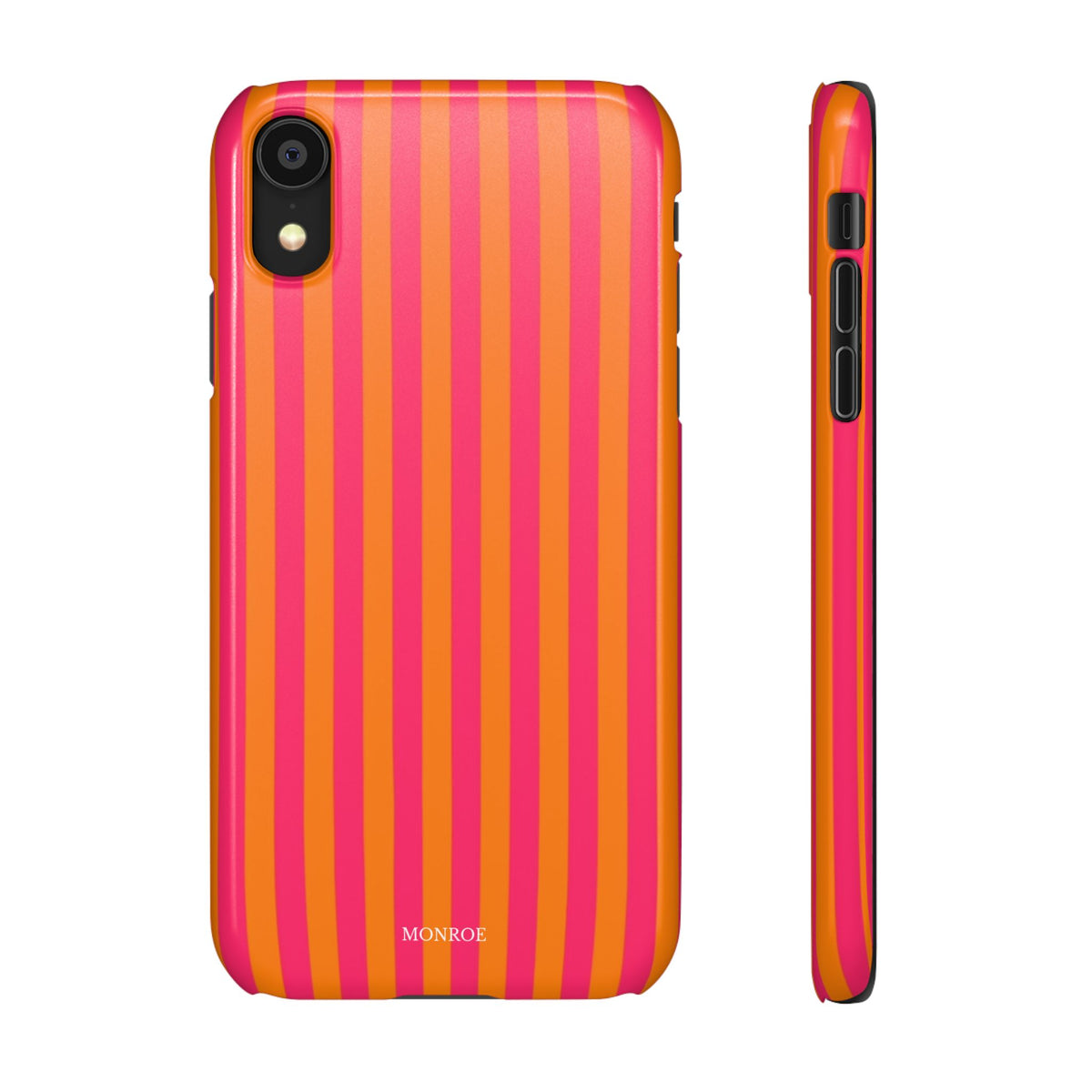 Striped Orange & Pink Case
