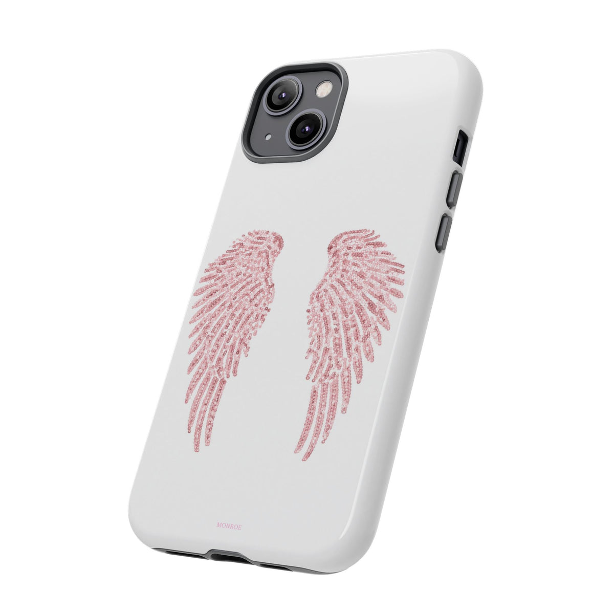 White & Pink Wings Tough Case