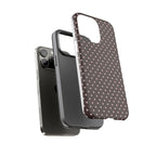 Brown Polka Phone Case