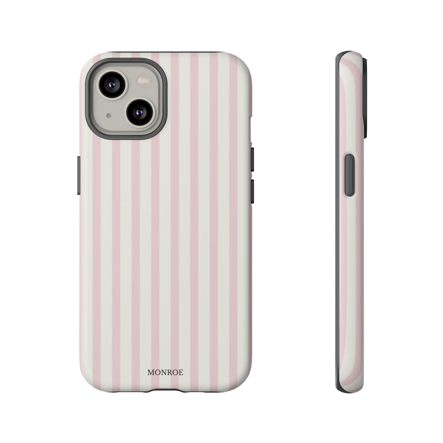 Light Pink Stripe Tough Phone Case