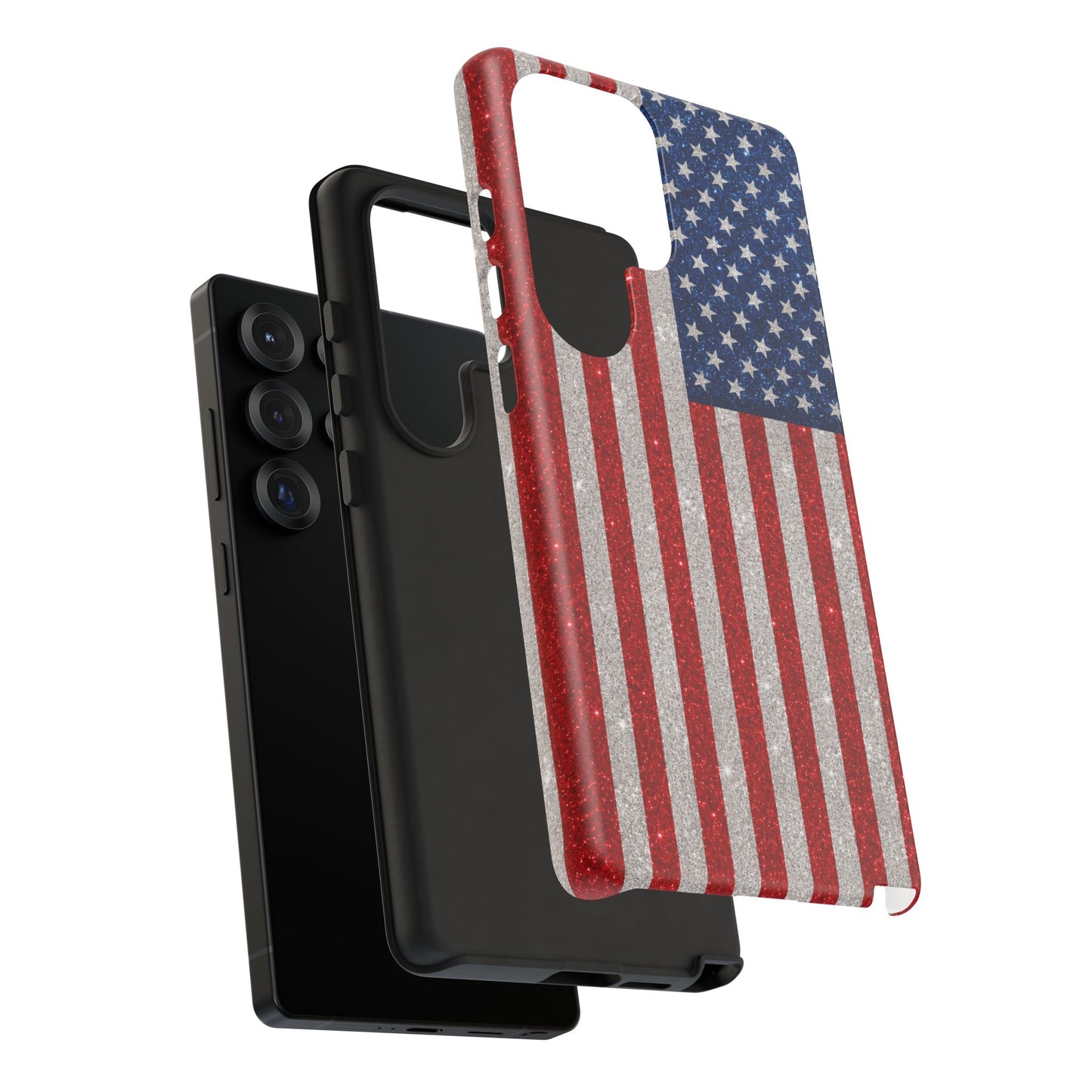 America Glitter Tough Case