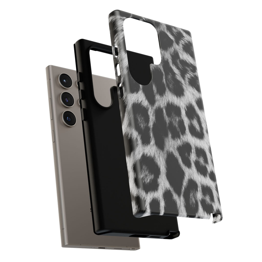 B&W Leopard Phone Case