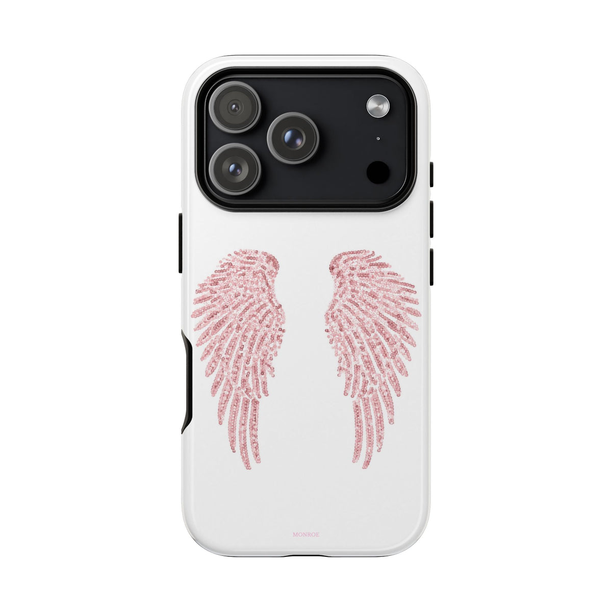 White & Pink Wings Tough Case