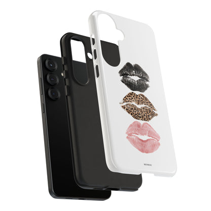 Leopard Glam Lip Tough Case