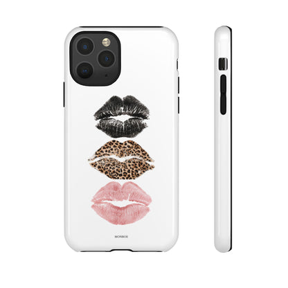 Leopard Glam Lip Tough Case