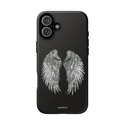 Silver Wings Black Tough Case