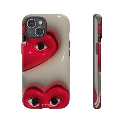 Red Heart Eyes Tough Case
