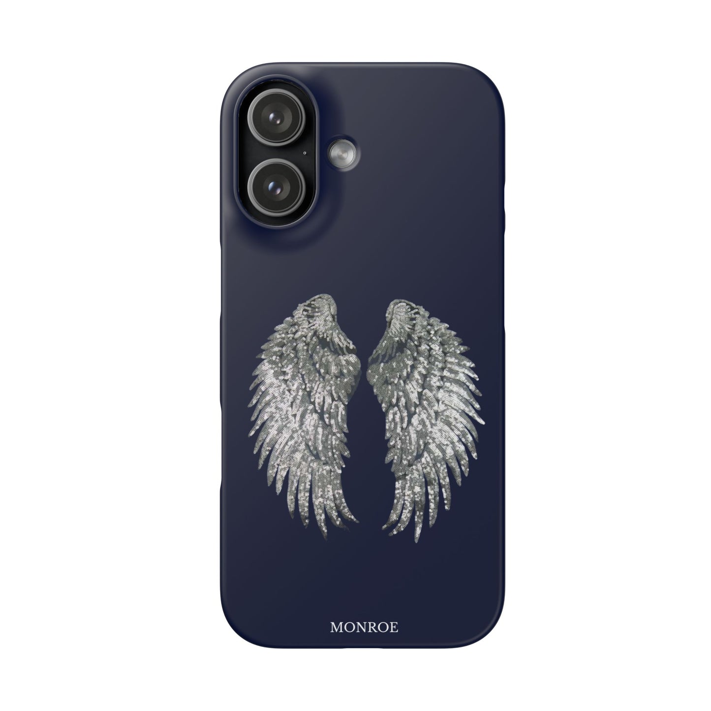 Navy Angel Wings Case