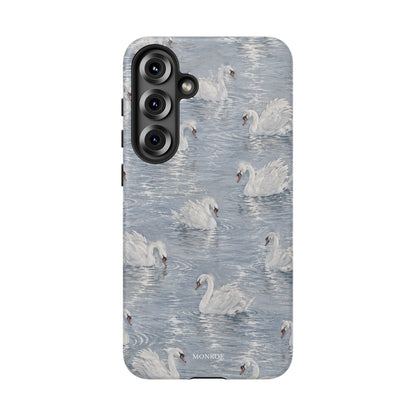 Swan Pattern Tough Case