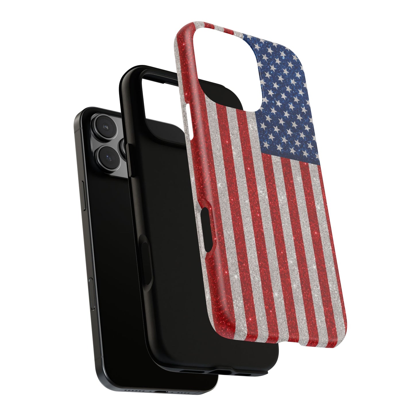 America Glitter Tough Case