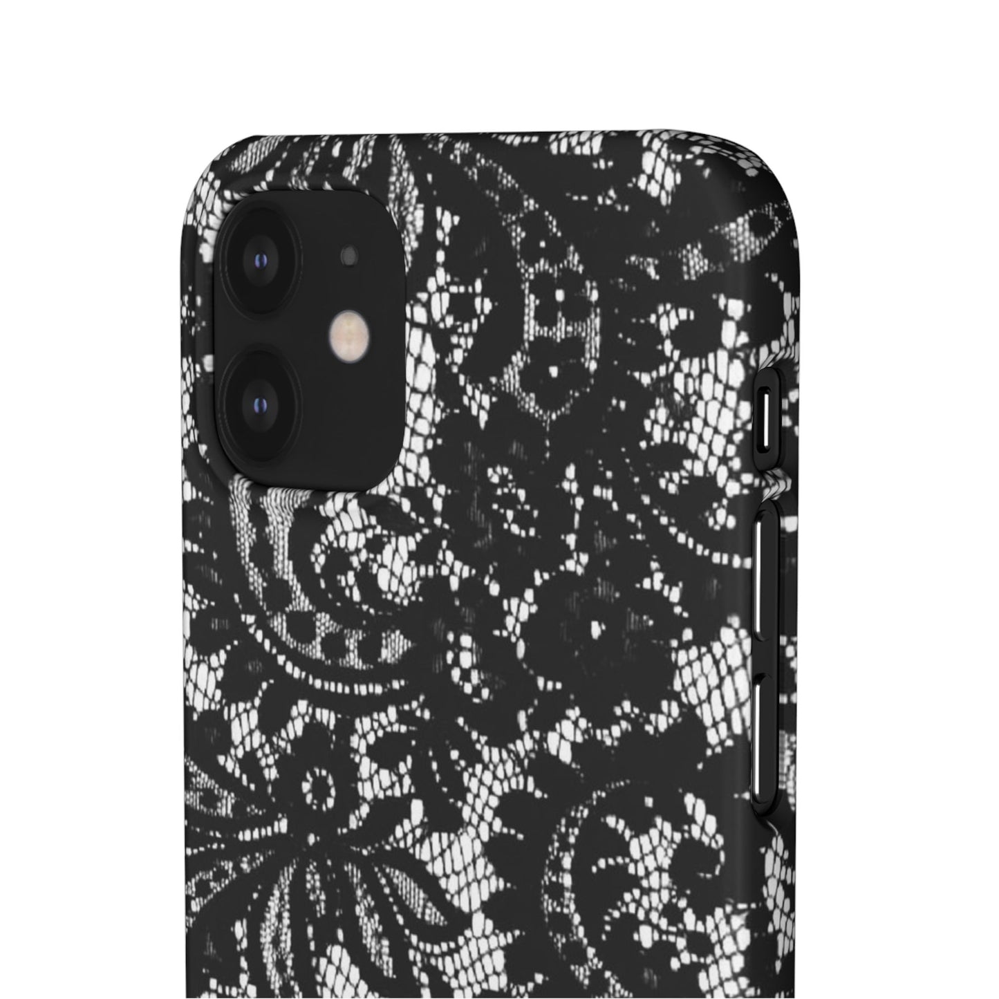 Black Lace Elegant Pattern Case