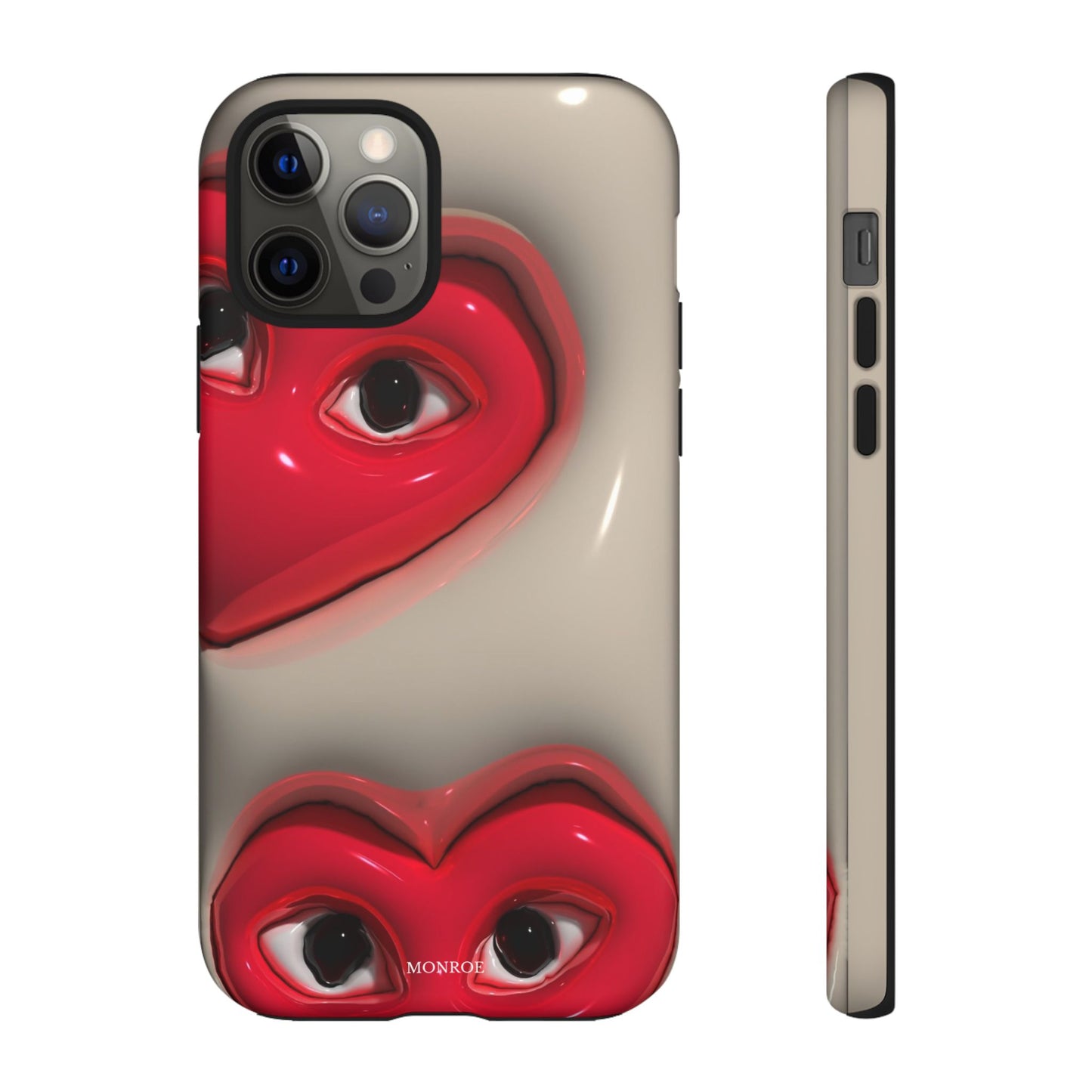 Red Heart Eyes Tough Case