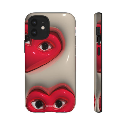 Red Heart Eyes Tough Case