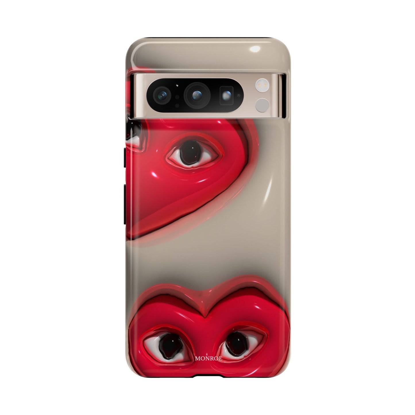 Red Heart Eyes Tough Case