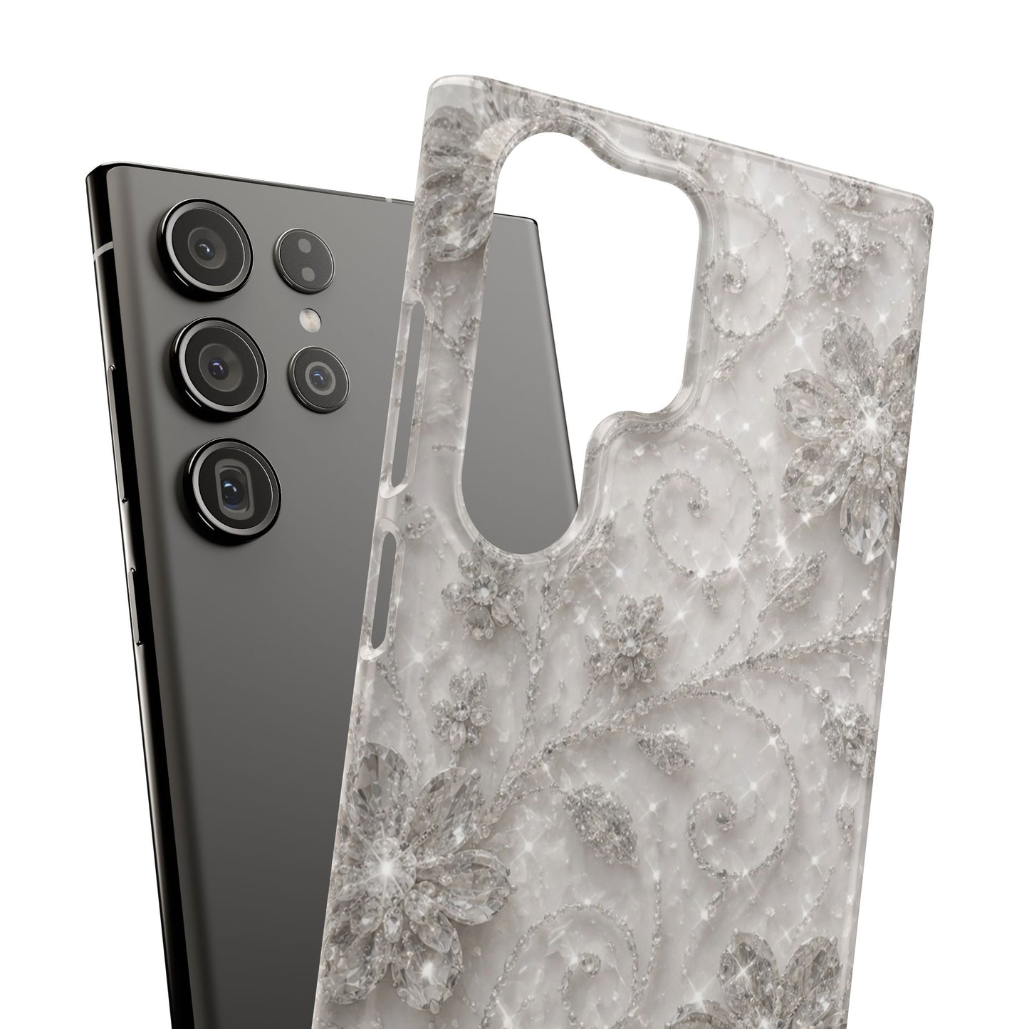Glittery Floral Case