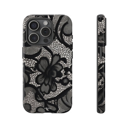 Black Floral Vintage Case