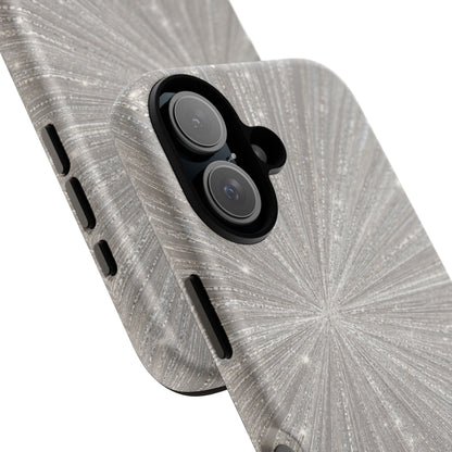 Sparkling Silver Burst Tough Case