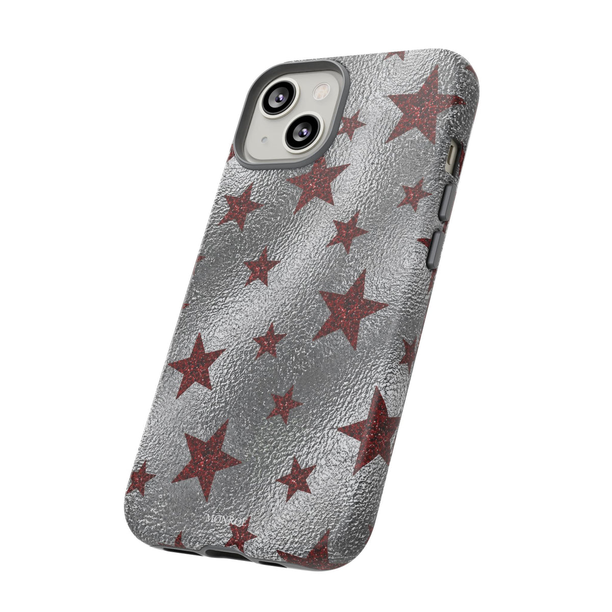 Silver Red Starry Tough Case