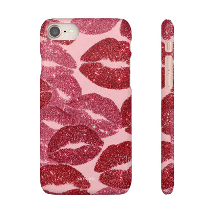 Pink Glitter Kiss Case