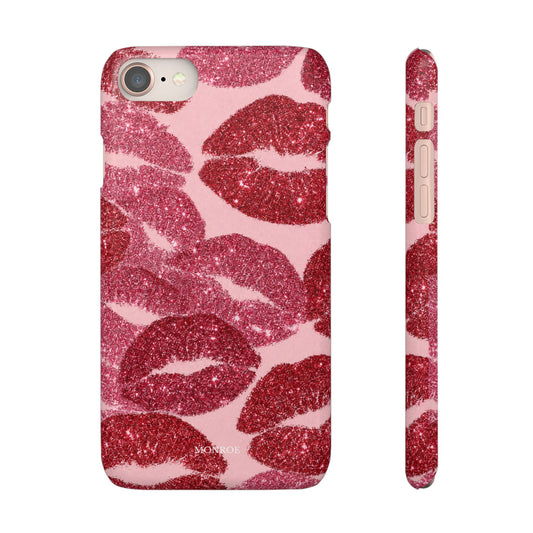 Pink Glitter Kiss Case