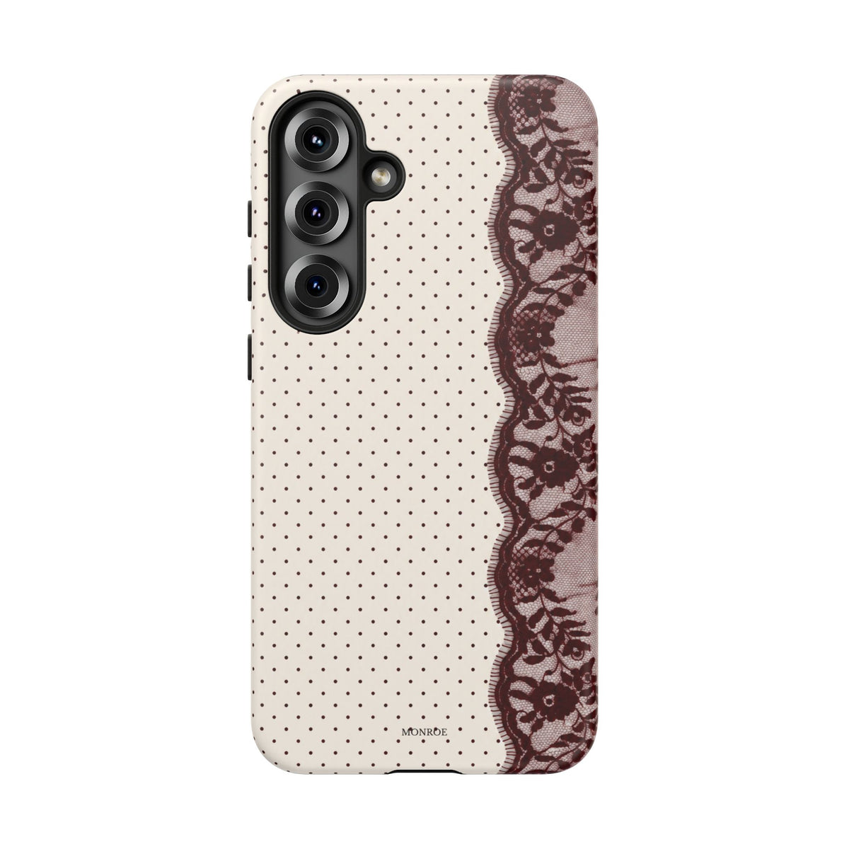 Burgundy Lace Edge Tough Case