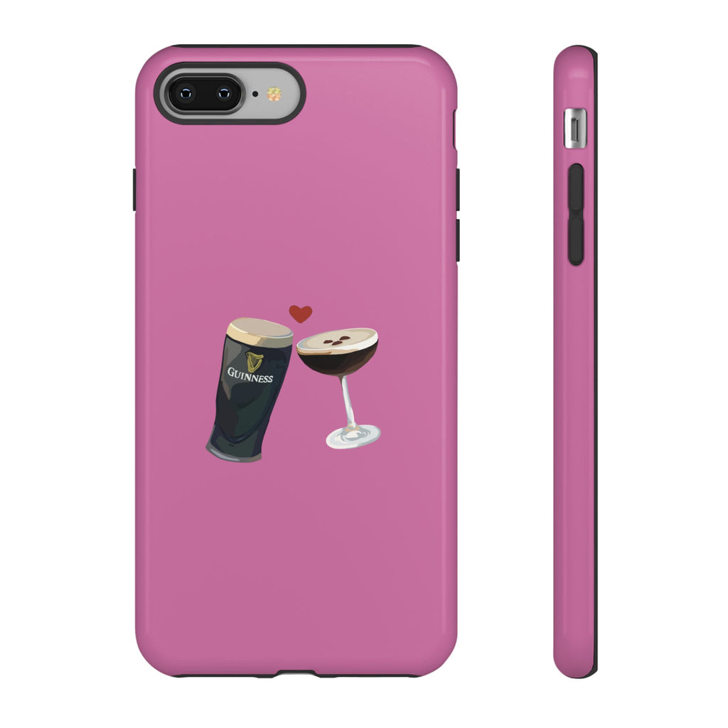 Pint & Wine Glass (Pink) Tough Case