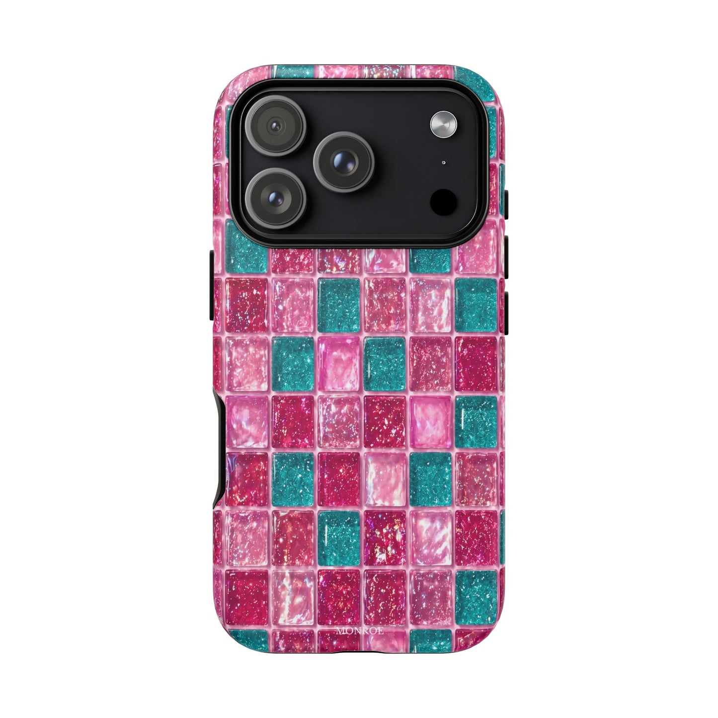 Pink Teal Mosaic Tough Case