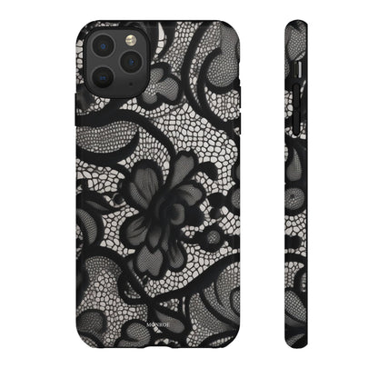Black Floral Vintage Case