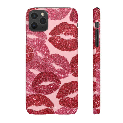Pink Glitter Kiss Case