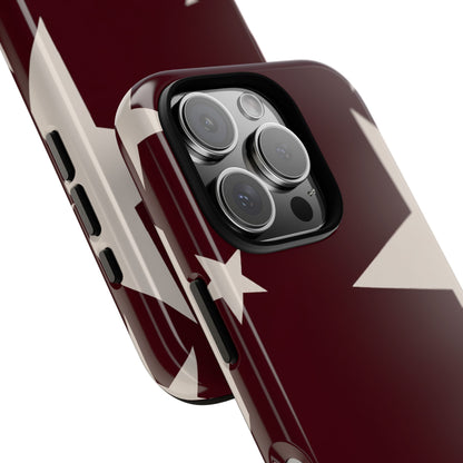 Burgundy Stars Tough Case