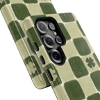 Clover Checker Tough Phone Case